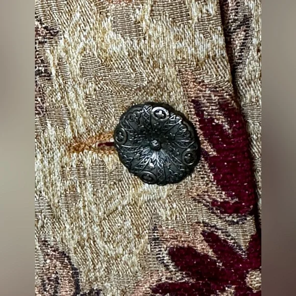 CAbi Fall Floral Coat vintage size 6 - Picture 4 of 13